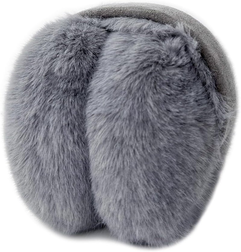 Kedofe Ear Muffs for Winter Women Foldable Fuzzy Cold Outdoor Earmuffs Soft Faux Furry Ear Warmers Covers - Image 4